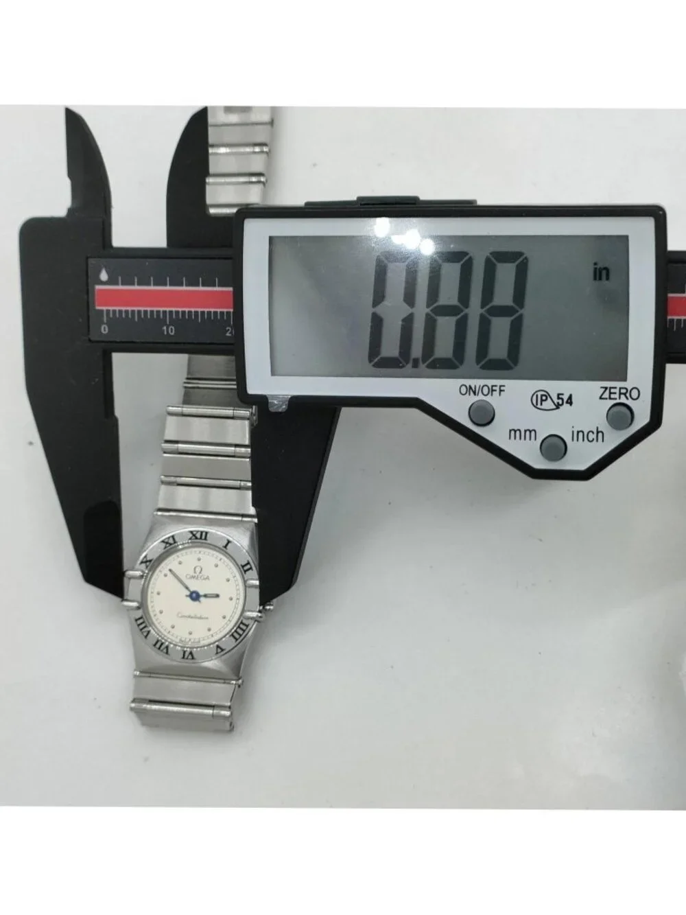 Authentic Vintage Omega Constellation Manhattan Stainless Steel Quartz Watch